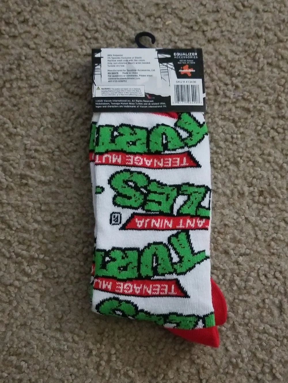 Teenage Mutant Ninja Turtles Crew Socks